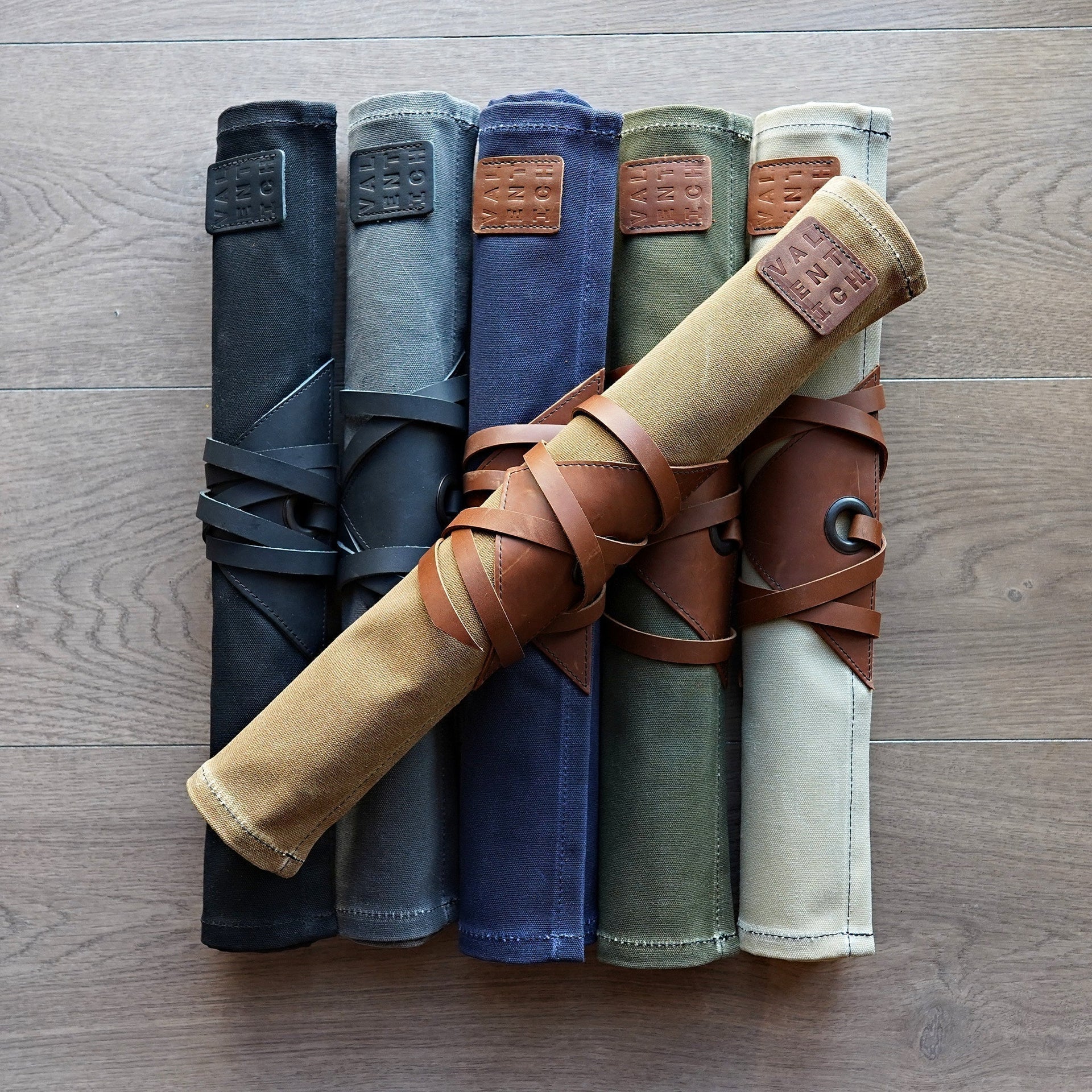 Knife Roll Mini by Valentich-Accessories-Valentich-Field Tan-Carbon Knife Co