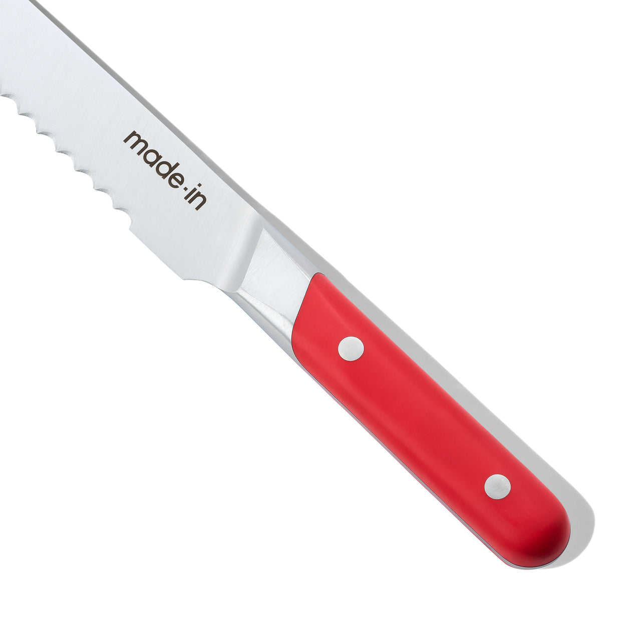 Made In® 9” Bread Knife Pomme Red