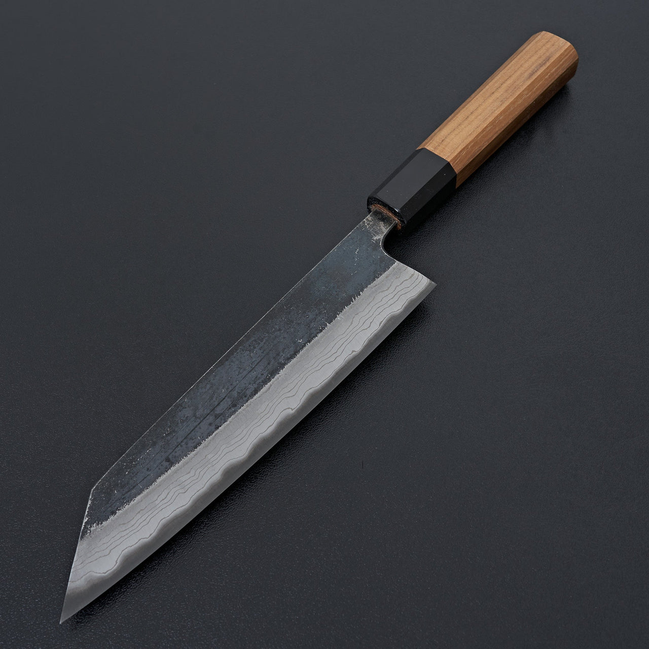 Kumokage Blue #2 Kurouchi Damascus Bunka 180mm-Knife-Hatsukokoro-Carbon Knife Co