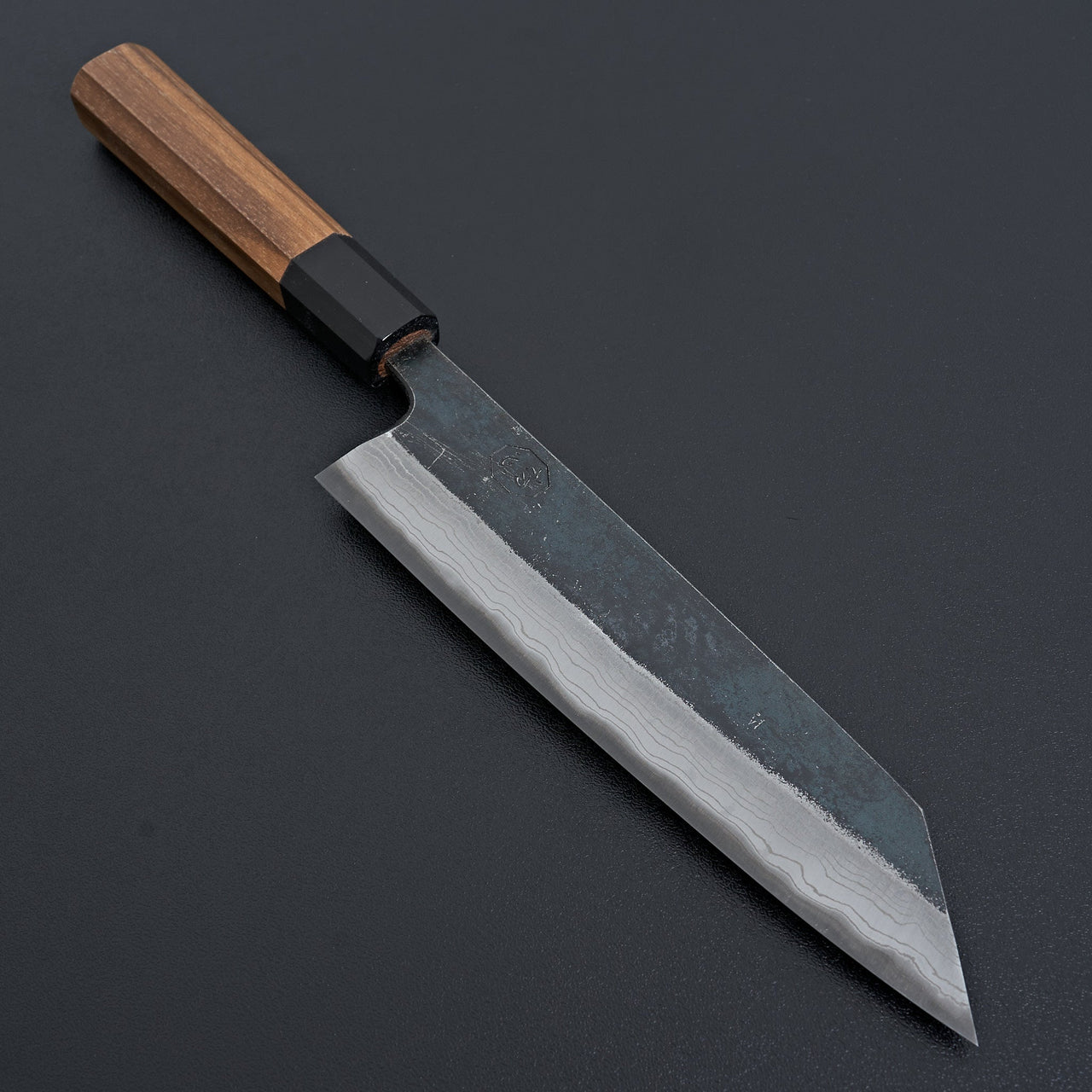 Kumokage Blue #2 Kurouchi Damascus Bunka 180mm-Knife-Hatsukokoro-Carbon Knife Co