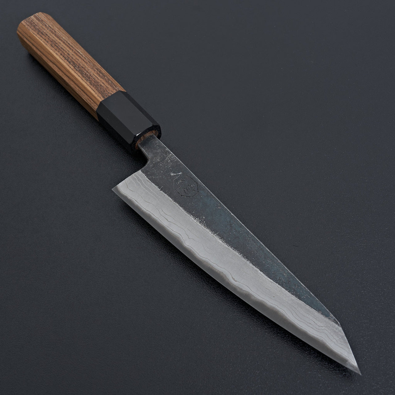 Kumokage Blue #2 Kurouchi Damascus Honesuki 150mm-Knife-Hatsukokoro-Carbon Knife Co