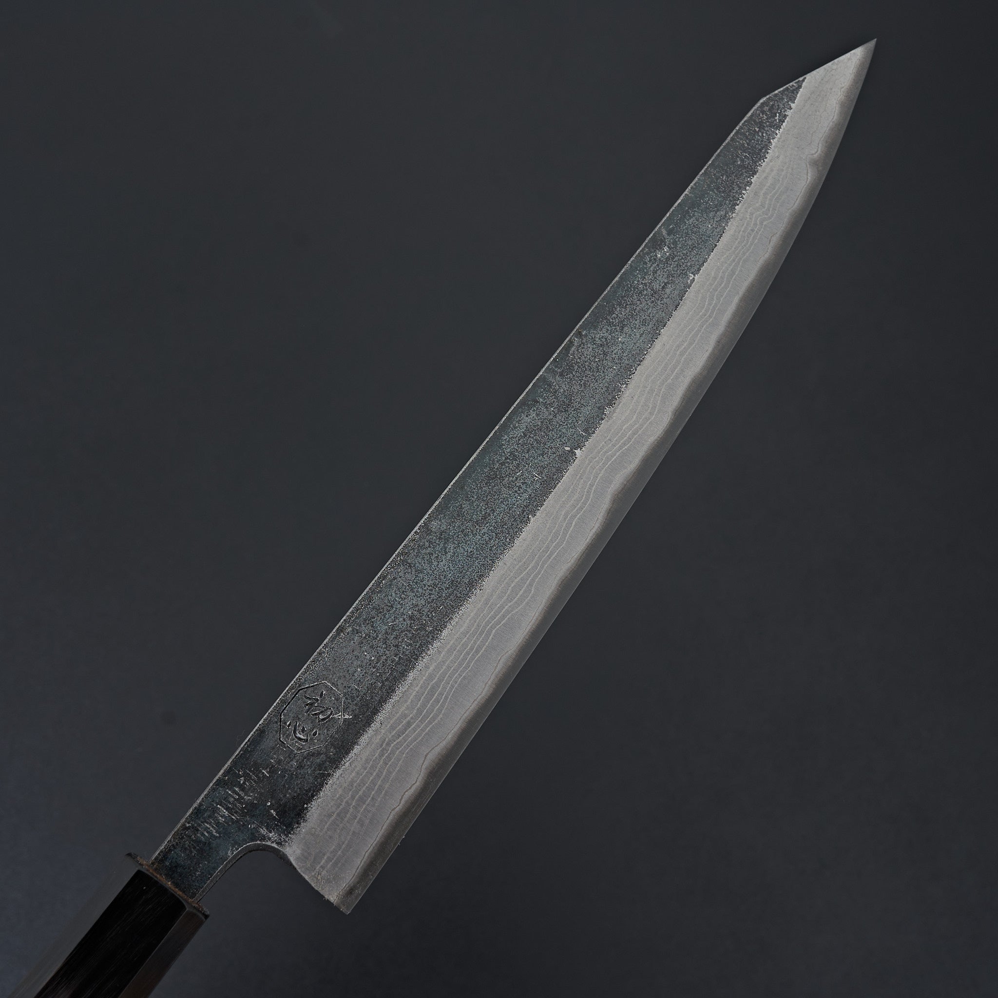 Kumokage Blue #2 Kurouchi Damascus Kiritsuke Sujihiki 250mm
