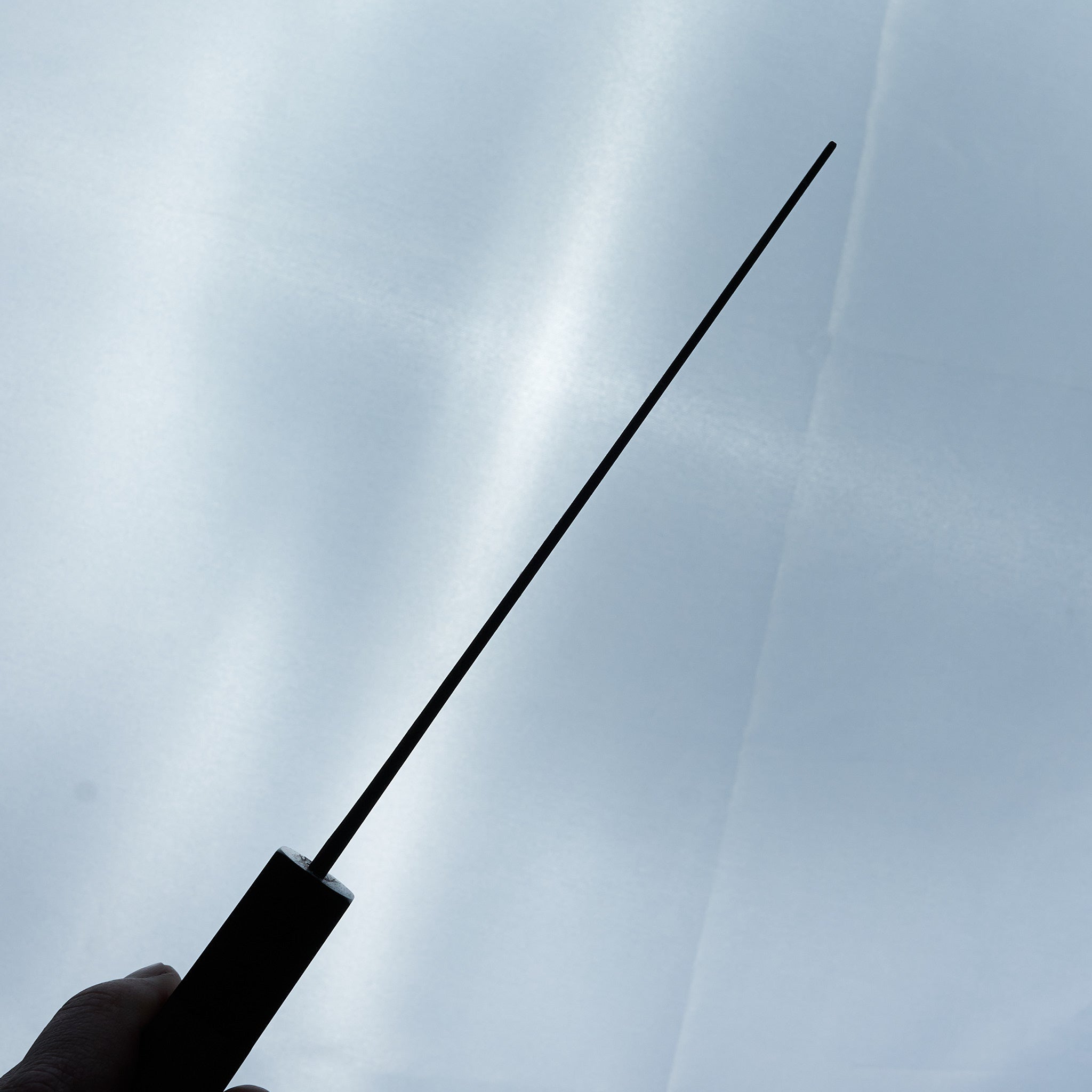 ヒムロ　ウラシク　165 Kumokage Blue #2 Kurouchi Damascus Nakiri 165mm