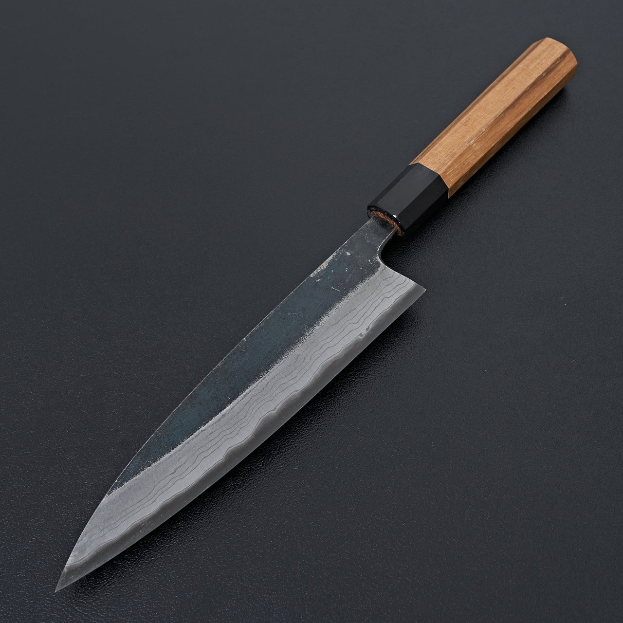 Kumokage Blue #2 Kurouchi Damascus Petty 150mm-Knife-Hatsukokoro-Carbon Knife Co