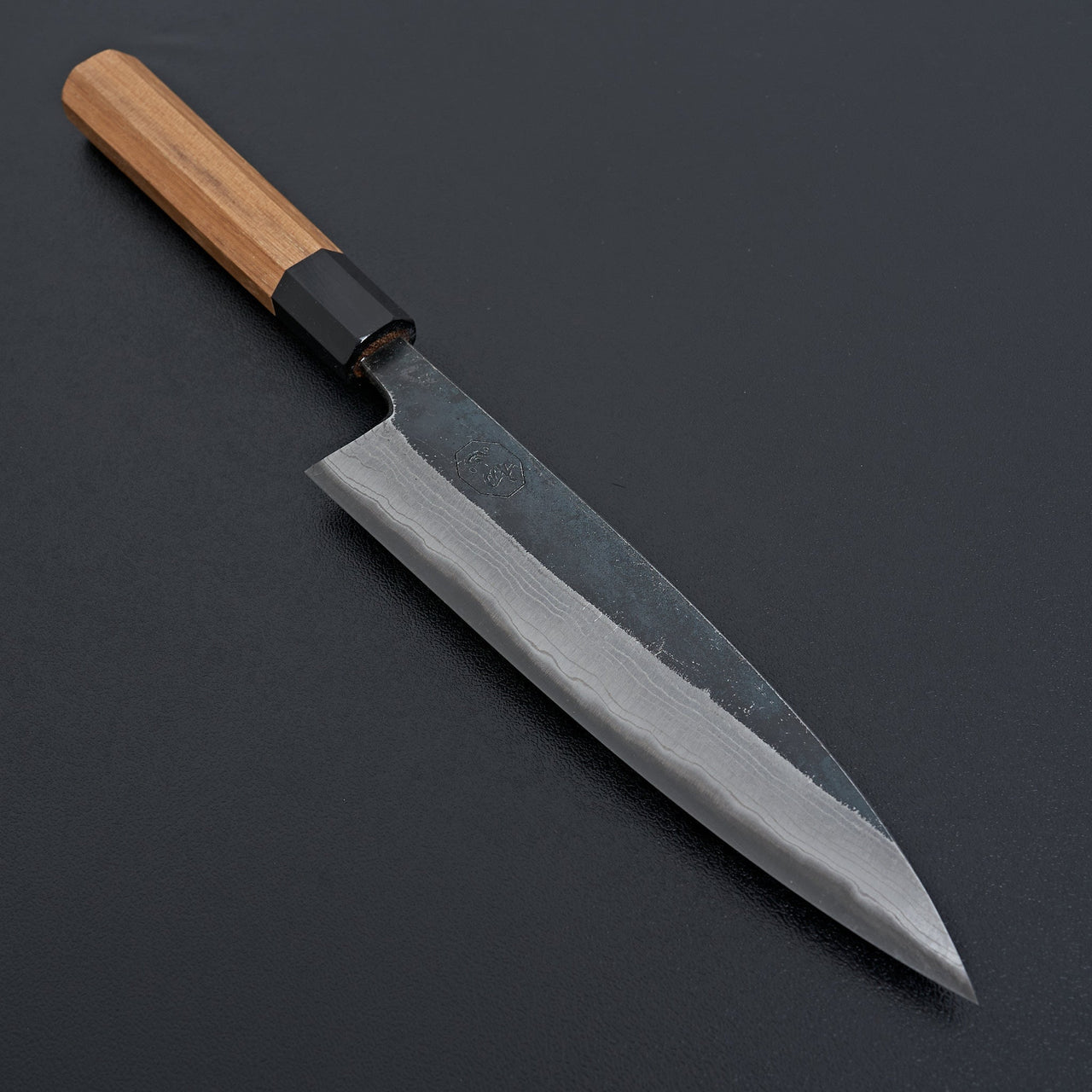 Kumokage Blue #2 Kurouchi Damascus Petty 150mm-Knife-Hatsukokoro-Carbon Knife Co