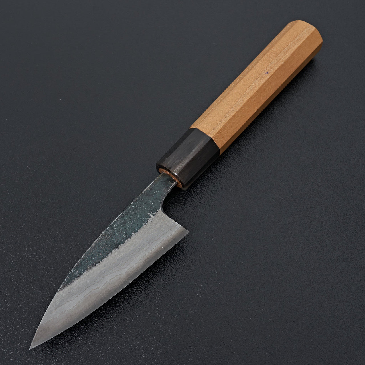 Kumokage Blue #2 Kurouchi Damascus Petty 80mm-Knife-Hatsukokoro-Carbon Knife Co
