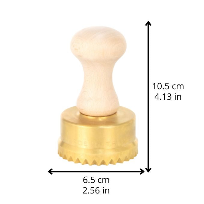 La Gondola Fluted Round 65mm Stamp-Pasta-La Gondola-Carbon Knife Co