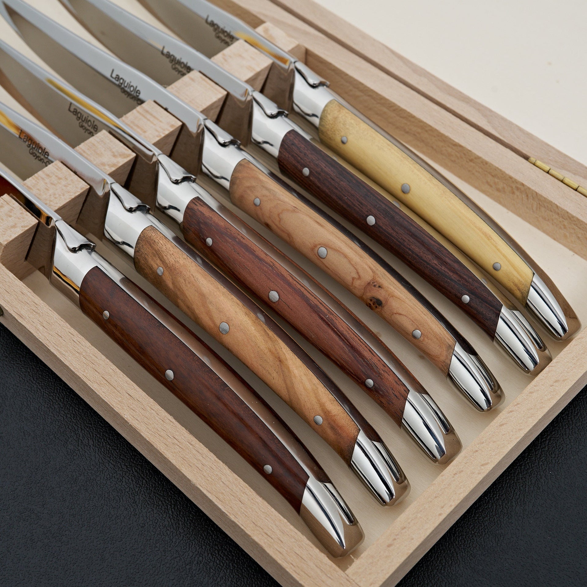 Laguoile Modern 6 Piece Table Knife Set-Knife-K Sabatier-Carbon Knife Co