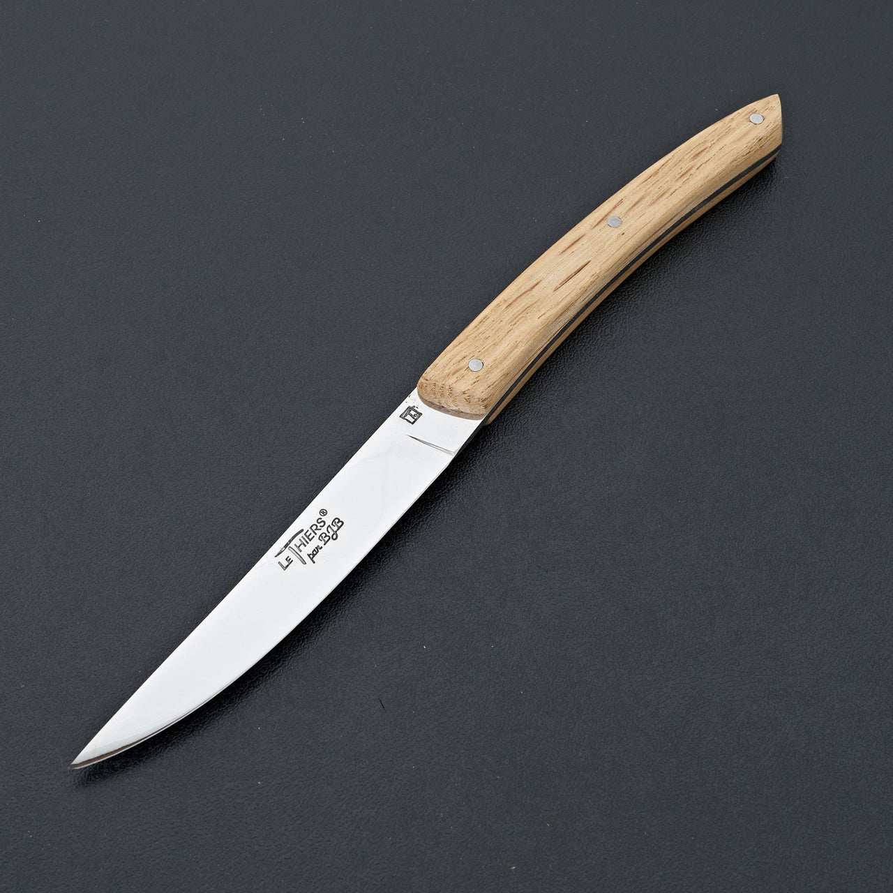 Le Theirs Oak Wood 6 Piece Table Knife-Knife-K Sabatier-Carbon Knife Co