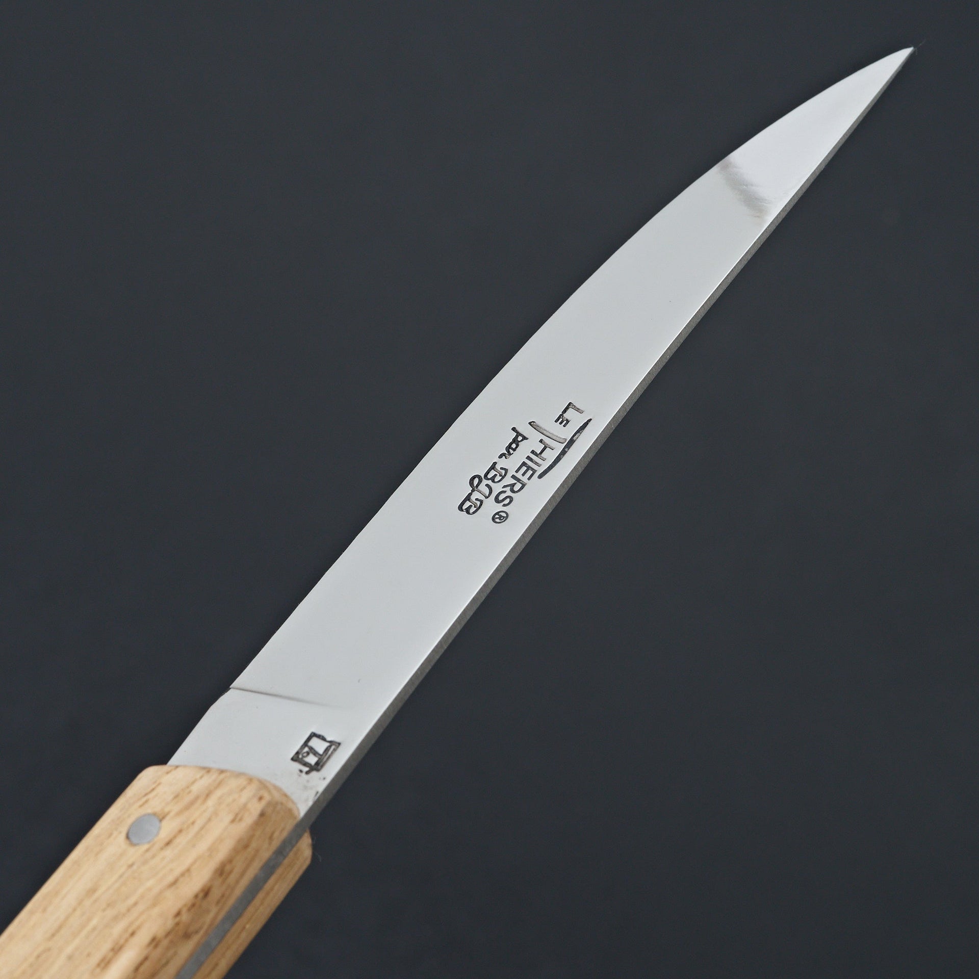 Le Theirs Oak Wood 6 Piece Table Knife-Knife-K Sabatier-Carbon Knife Co