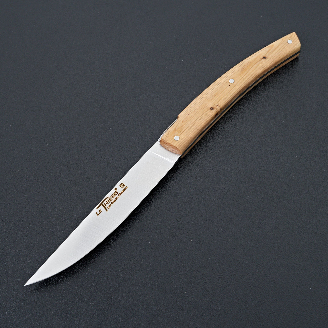Le Thiers Pirou Juniper 6 Piece Table Knife Set-Knife-K Sabatier-Carbon Knife Co