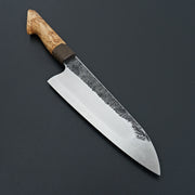 Lew Griffin S-Grind Curly Birch Gyuto 209mm-Knife-Lew Griffin-Carbon Knife Co