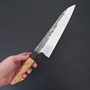 Lew Griffin S-Grind Curly Birchwood Gyuto 235mm-Knife-Lew Griffin-Carbon Knife Co
