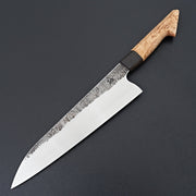 Lew Griffin S-Grind Curly Birchwood Gyuto 235mm-Knife-Lew Griffin-Carbon Knife Co