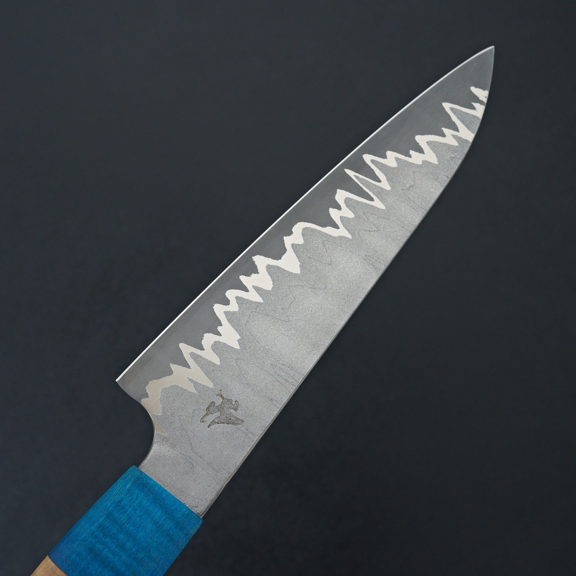 Lew Griffin S-Grind San Mai AEB-L Blue Linden Petty 152mm-Knife-Lew Griffin-Carbon Knife Co