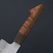 Lew Griffin S-Grind San Mai AEB-L Oak Gyuto 235mm-Knife-Lew Griffin-Carbon Knife Co