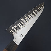 Lew Griffin San Mai Walnut Burl Gyuto 227mm-Knife-Lew Griffin-Carbon Knife Co