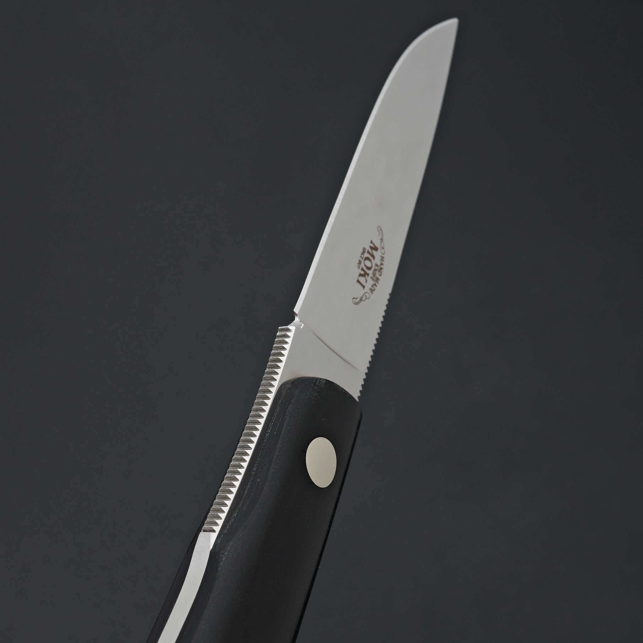 MOKI Banff Fixed Blade Linen Micarta Handle (Medium)