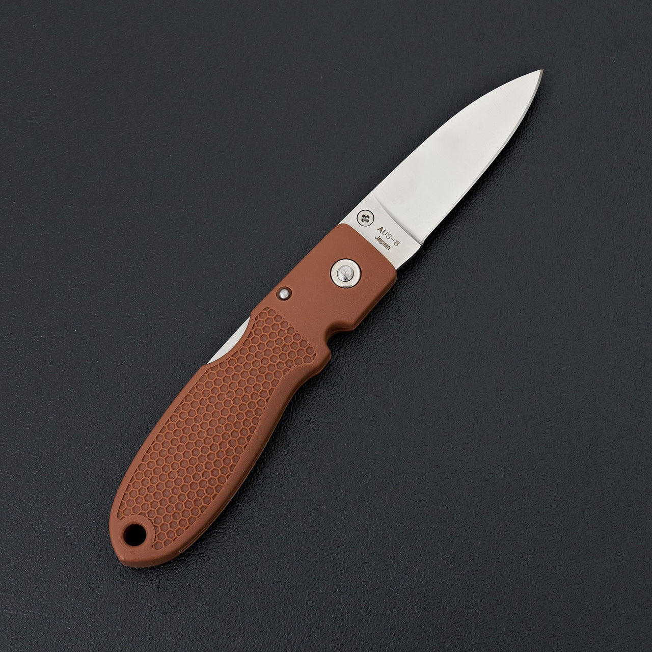 MOKI Coupe Folding Knife Grilon Handle (Cocoa Brown)-Knife-Carbon Knife Co-Carbon Knife Co