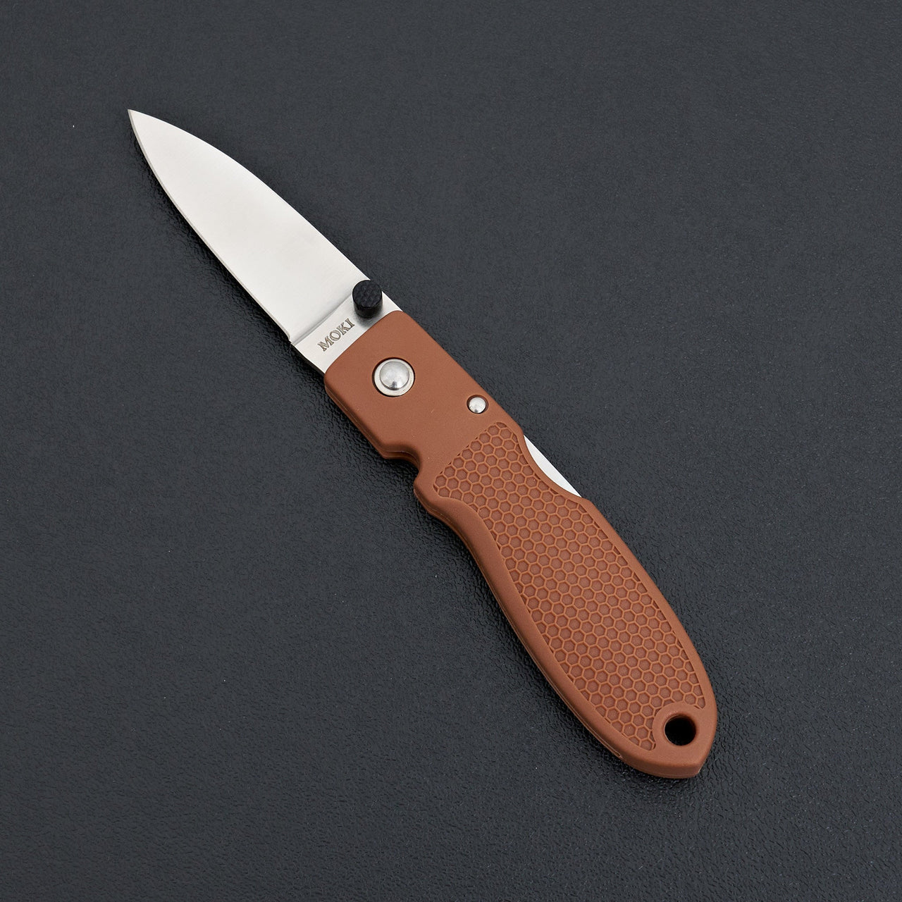 MOKI Coupe Folding Knife Grilon Handle (Cocoa Brown)-Knife-Carbon Knife Co-Carbon Knife Co