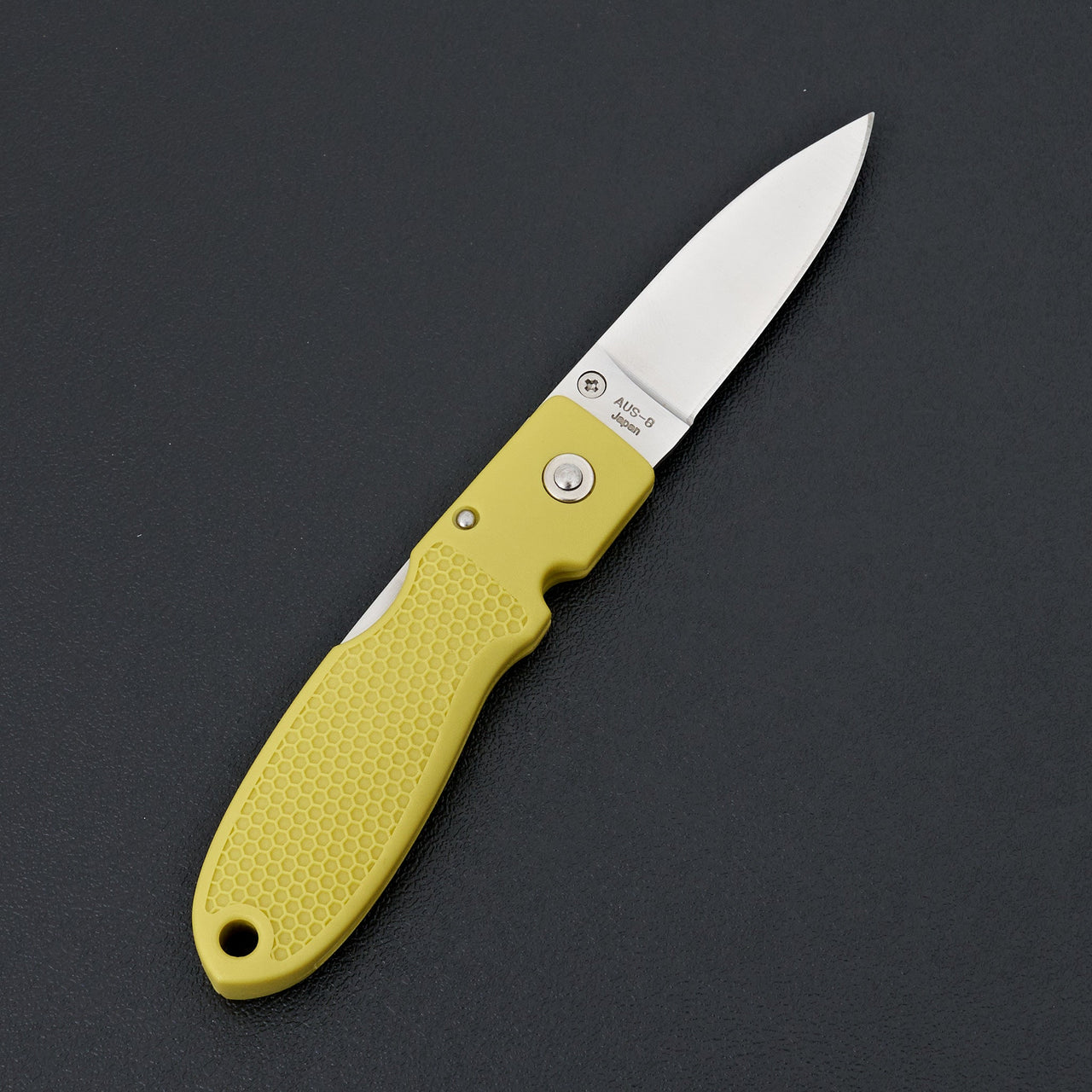 MOKI Coupe Folding Knife Grilon Handle (Mustard Yellow)-Knife-Carbon Knife Co-Carbon Knife Co