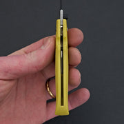 MOKI Coupe Folding Knife Grilon Handle (Mustard Yellow)-Knife-Carbon Knife Co-Carbon Knife Co