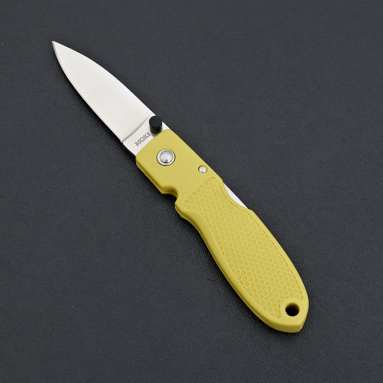MOKI Coupe Folding Knife Grilon Handle (Mustard Yellow)-Knife-Carbon Knife Co-Carbon Knife Co