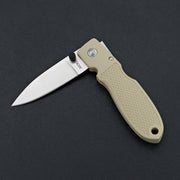 MOKI Coupe Folding Knife Grilon Handle (Sand Beige)-Knife-Carbon Knife Co-Carbon Knife Co