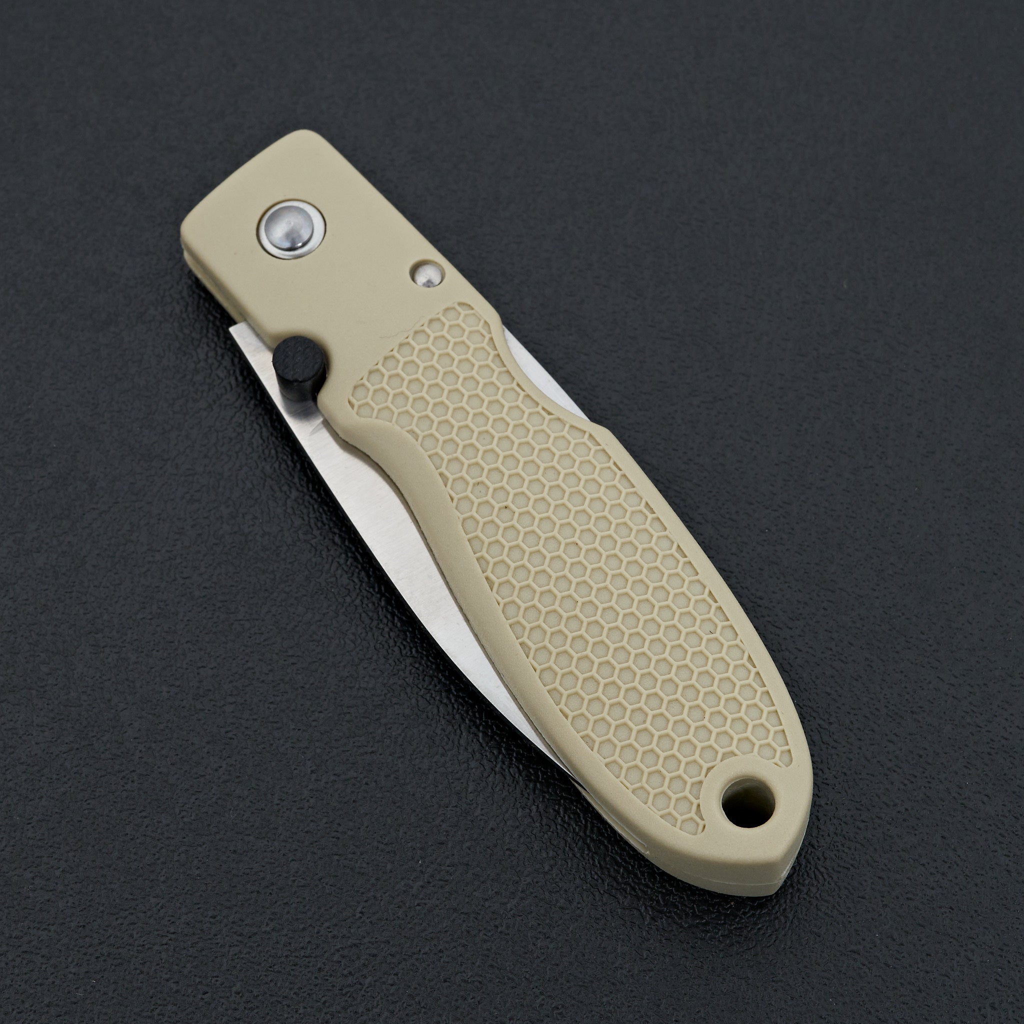 MOKI Coupe Folding Knife Grilon Handle (Sand Beige)