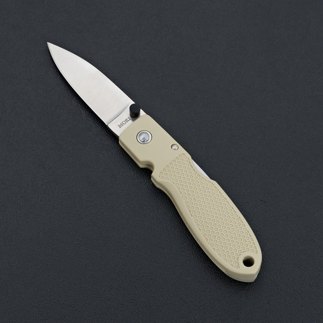 MOKI Coupe Folding Knife Grilon Handle (Sand Beige)-Knife-Carbon Knife Co-Carbon Knife Co