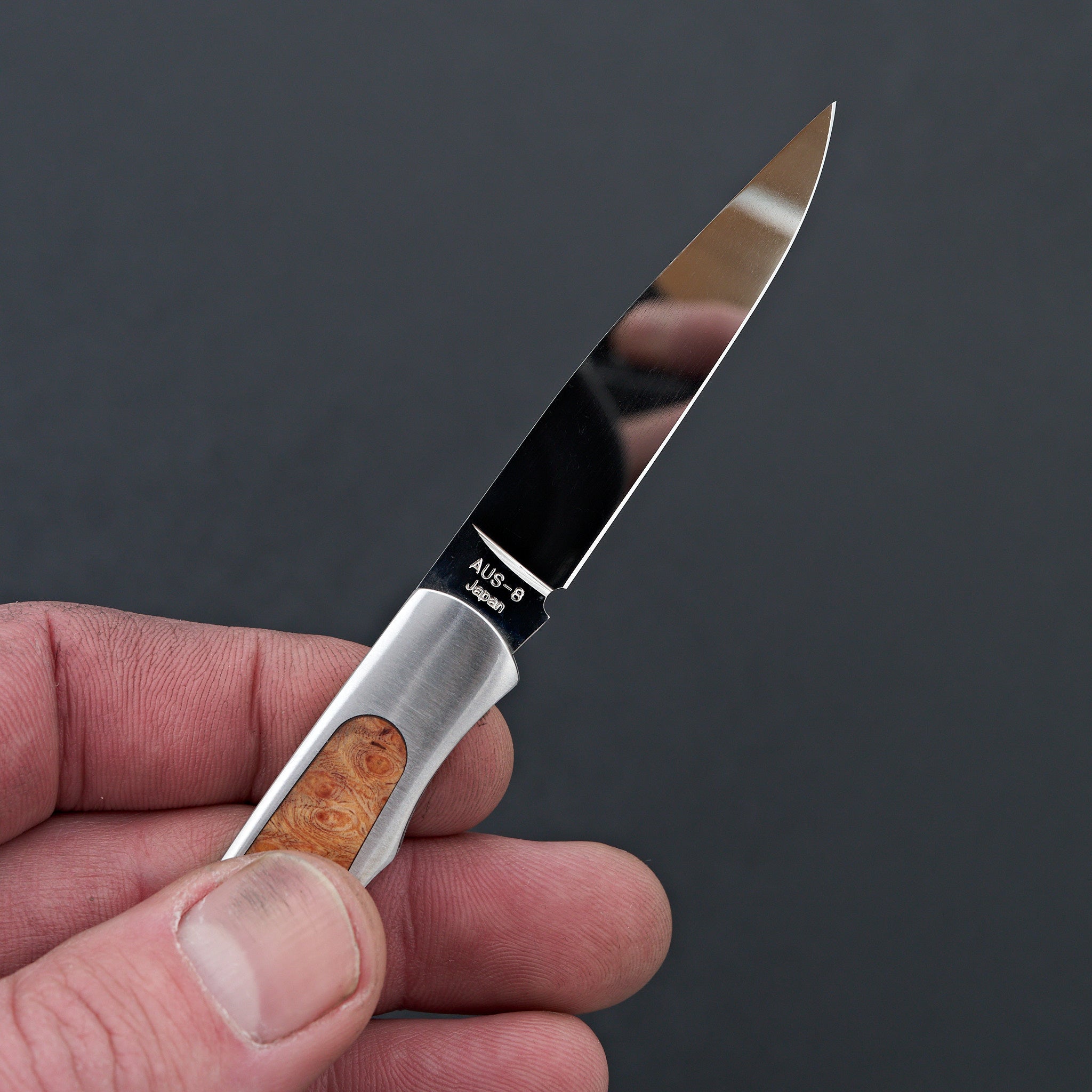 MOKI Kita Kitsune Folding Knife Quince Handle