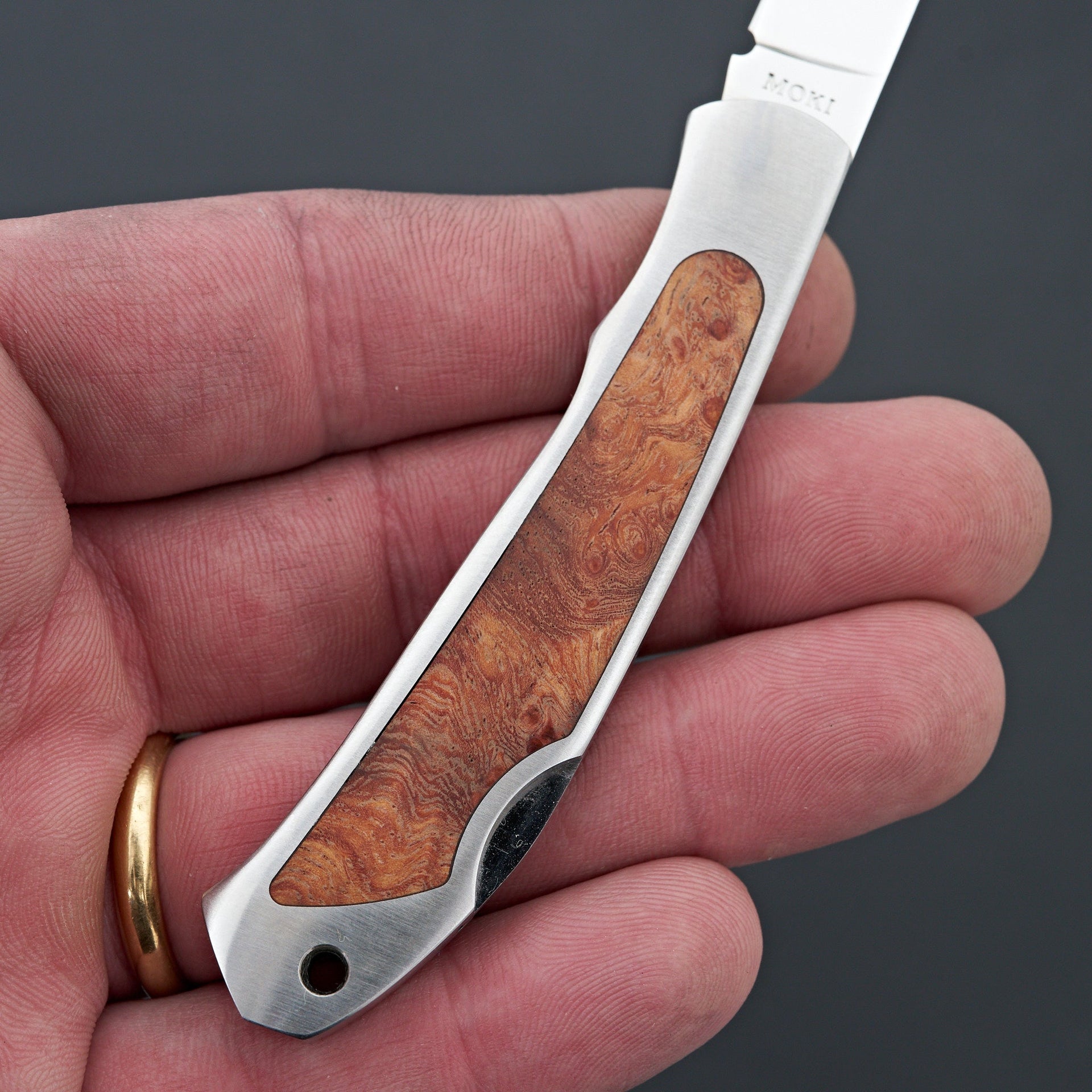 MOKI Kita Kitsune Folding Knife Quince Handle-Knife-Carbon Knife Co-Carbon Knife Co