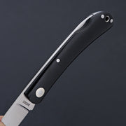 MOKI Shima Owl Folding Knife Linen Micarta Handle (Large)-Knife-Carbon Knife Co-Carbon Knife Co