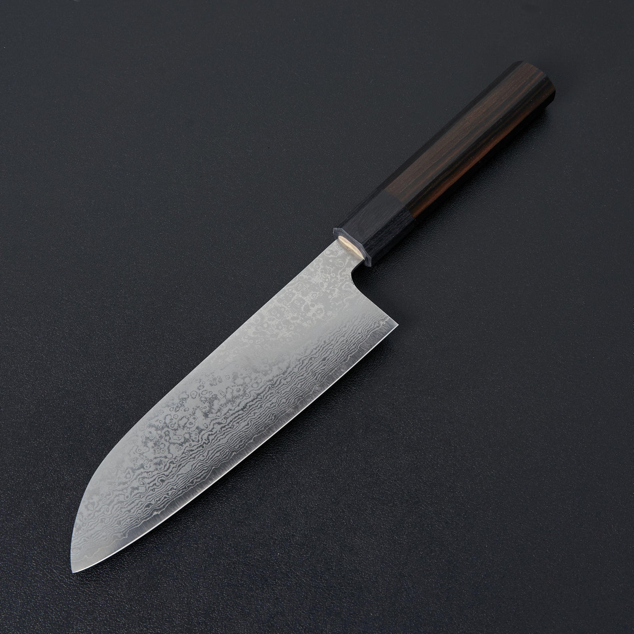 Makoto Kurosaki VG-10 Damascus Santoku 165mm-Knife-Makoto-Carbon Knife Co