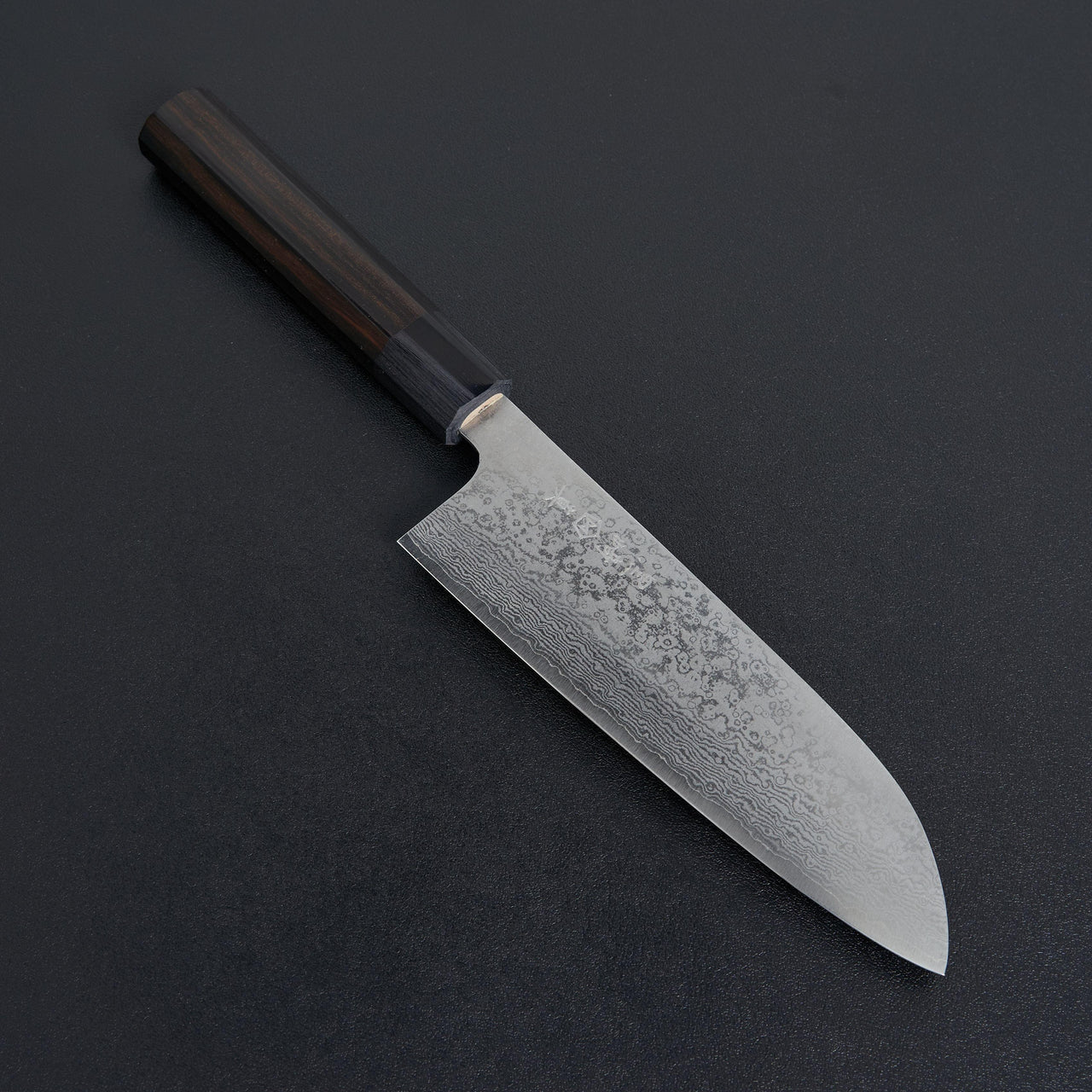Makoto Kurosaki VG-10 Damascus Santoku 165mm-Knife-Makoto-Carbon Knife Co