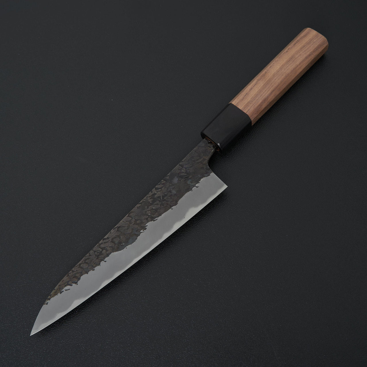 Manaka Hamono Kisuke Blue #2 Kurouchi Tsuchime Petty 150mm-Knife-Manaka Hamono-Carbon Knife Co