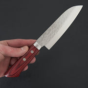 Masutani VG1 Hammered Ko-Santoku-Knife-Masutani-Carbon Knife Co
