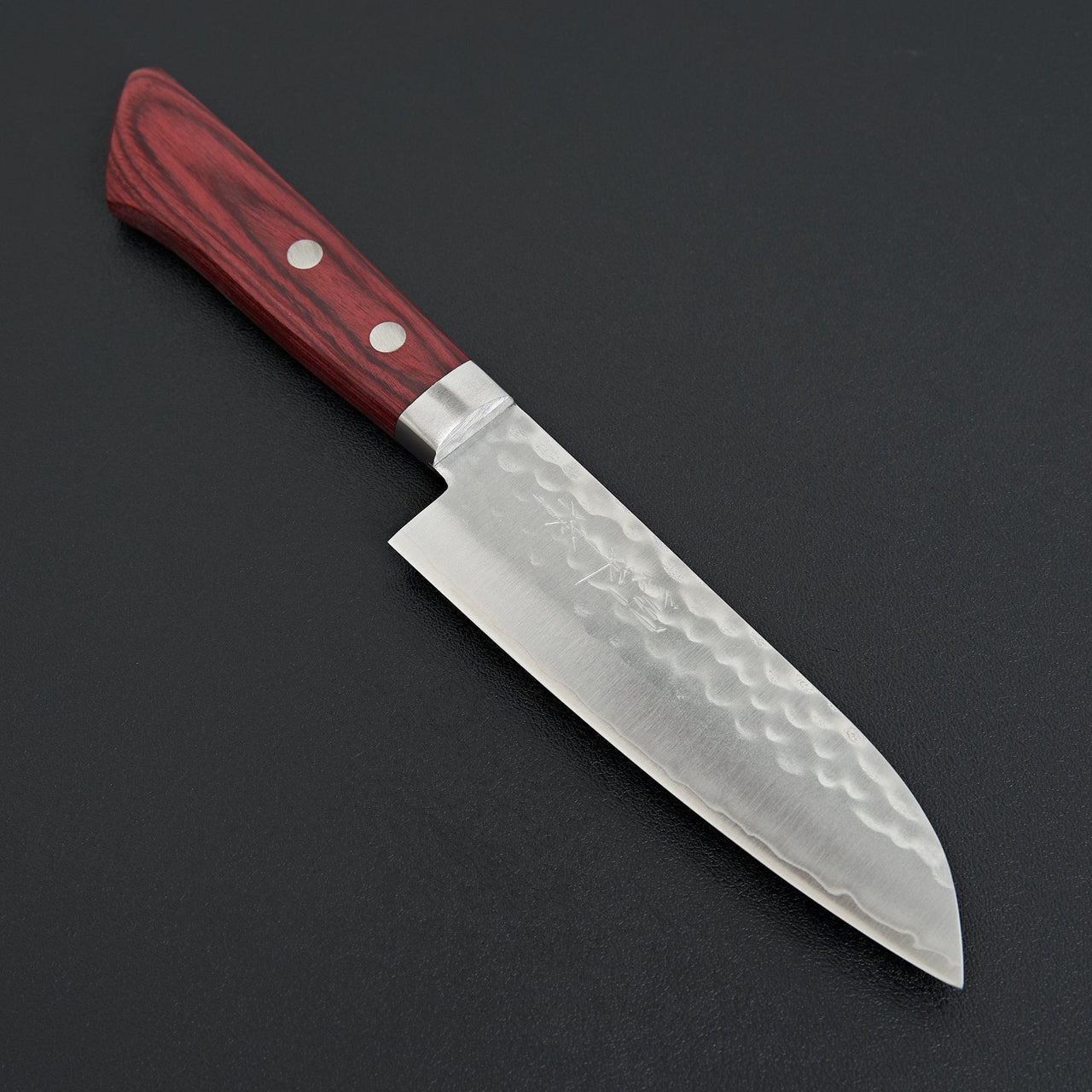 Masutani VG1 Hammered Ko-Santoku-Knife-Masutani-Carbon Knife Co