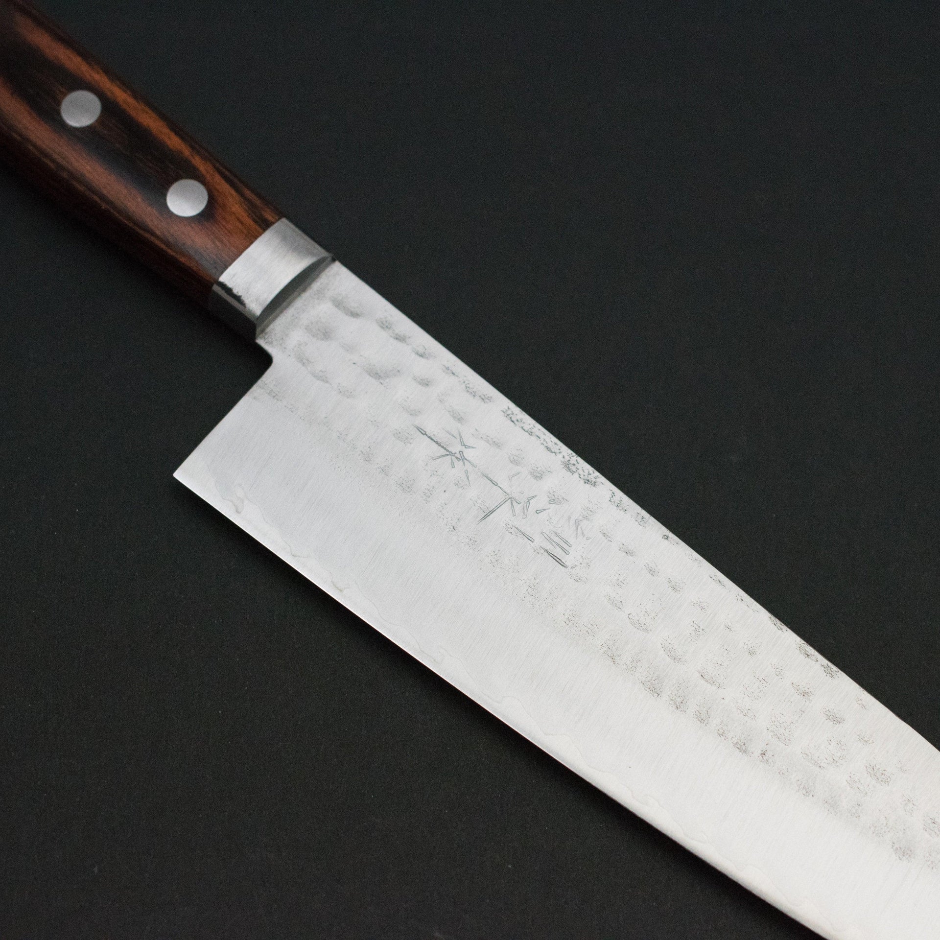 Masutani VG1 Hammered Santoku 170mm-Knife-Masutani-Carbon Knife Co