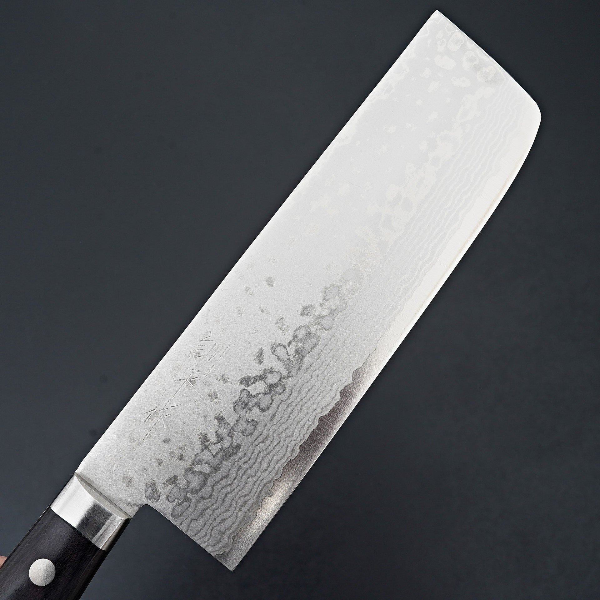 Masutani VG10 Damascus Nakiri 165mm-Knife-Masutani-Carbon Knife Co