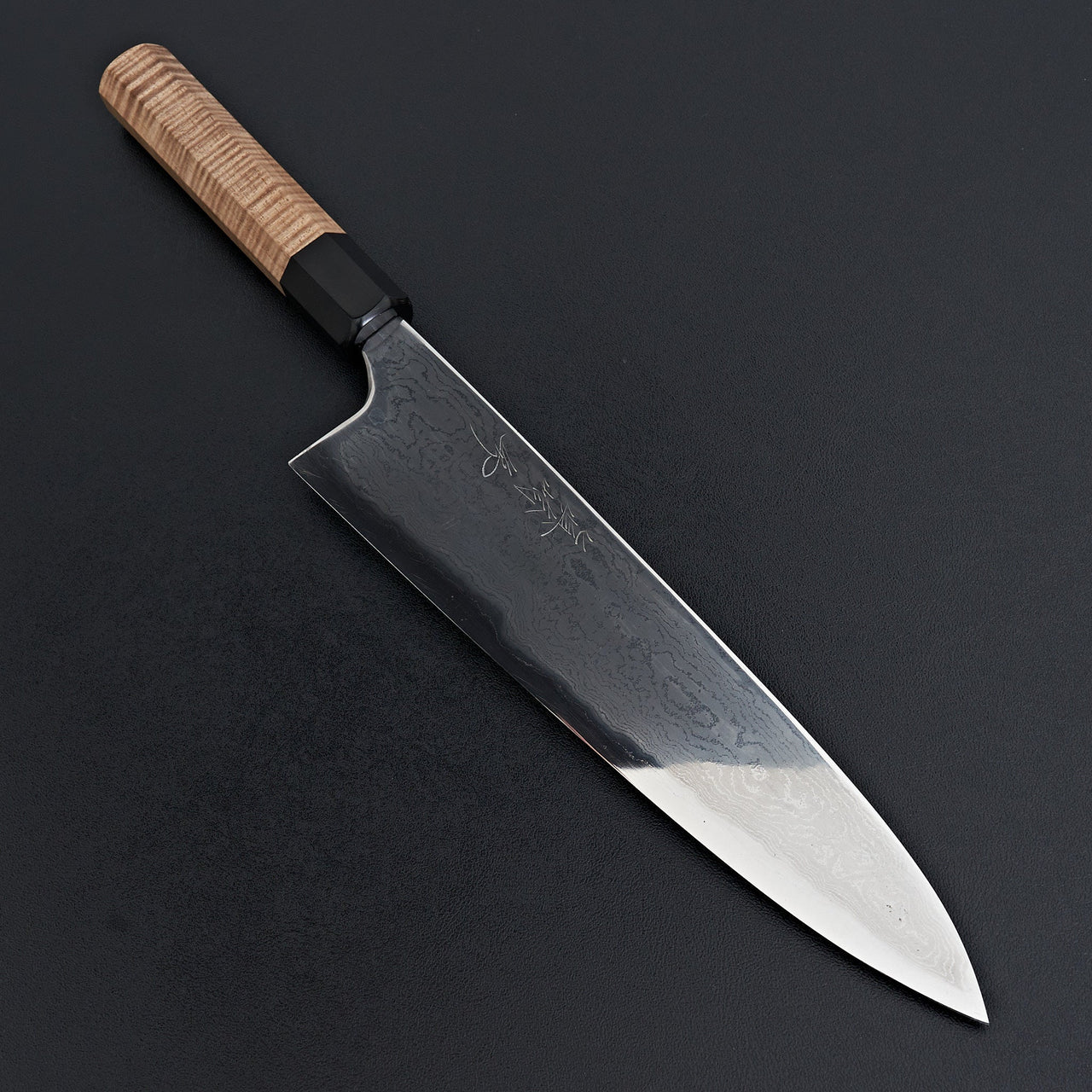 Mazaki Damascus Gyuto 240mm Koa Handle (Used Trade In)-Knife-Mazaki-Carbon Knife Co