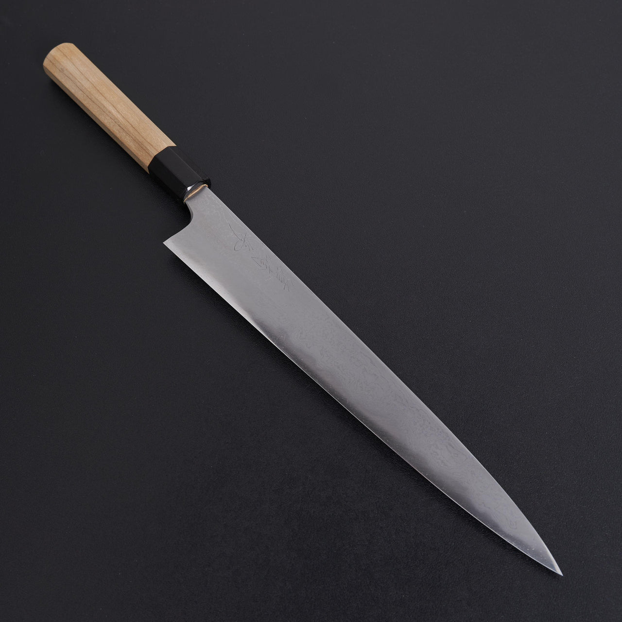 Mazaki Damascus Sujihiki 255mm-Knife-Mazaki-Carbon Knife Co
