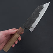 Mazaki White #2 Kuro Nashiji Santoku-Knife-Mazaki-Carbon Knife Co