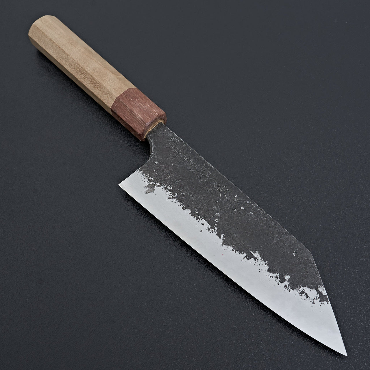 Mazaki White #2 Kuro Nashiji Santoku-Knife-Mazaki-Carbon Knife Co
