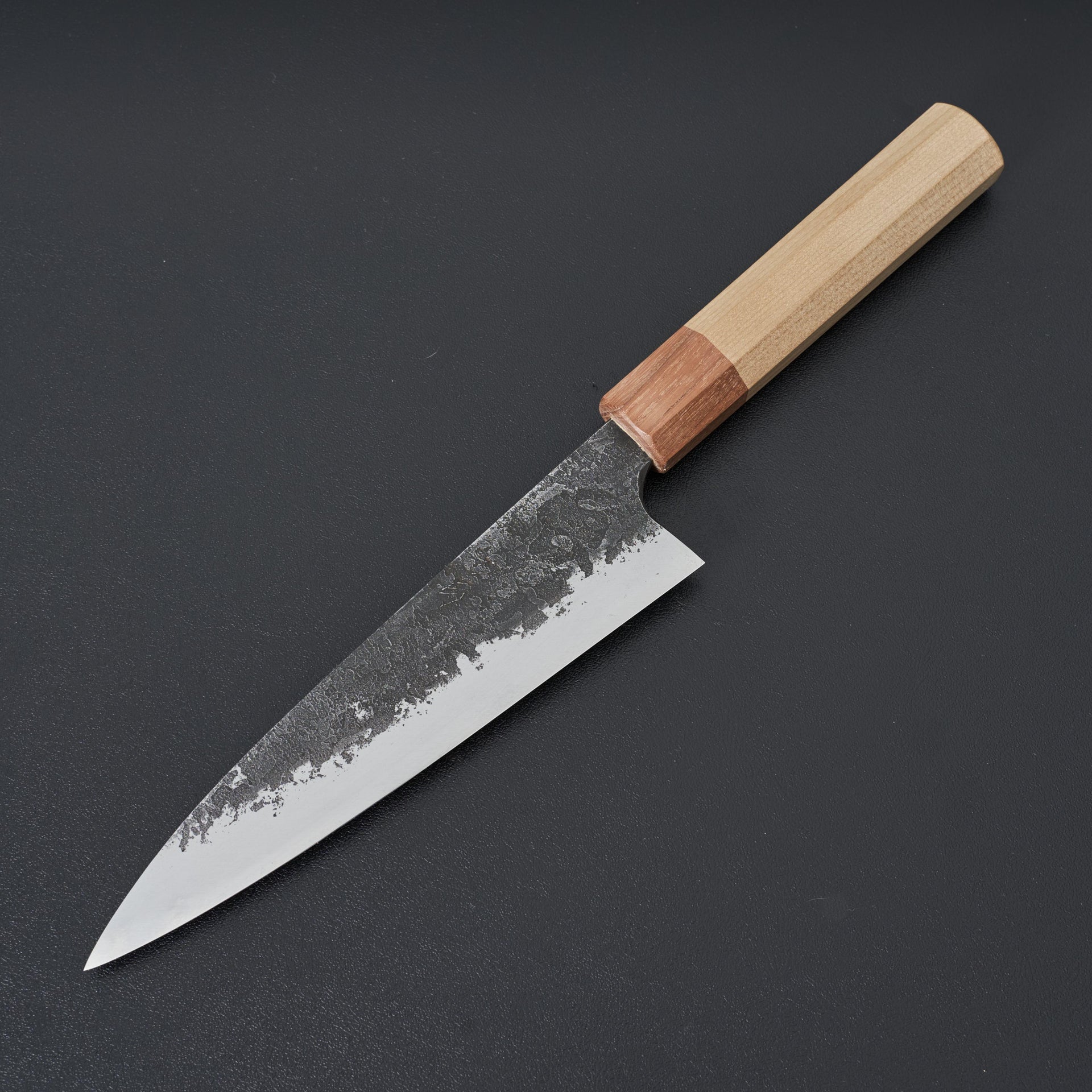 Mazaki White#2 Kuro Nashiji Gyuto 180mm-Knife-Mazaki-Carbon Knife Co