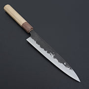 Mazaki White#2 Kuro Nashiji Petty 180mm-Knife-Mazaki-Carbon Knife Co