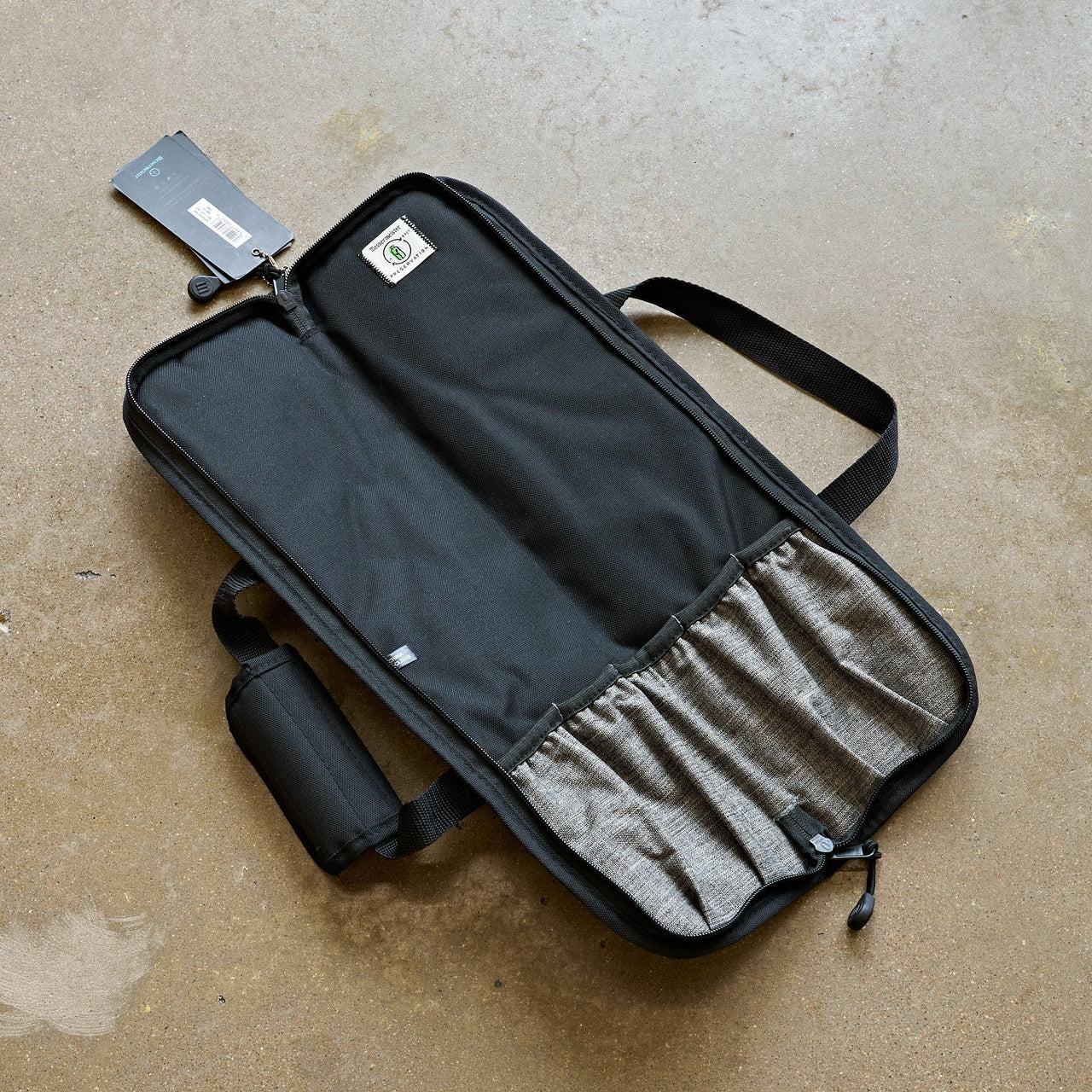 Messermeister 5 POCKET Black Preservation Knife Roll Black-Accessories-Messermeister-Carbon Knife Co