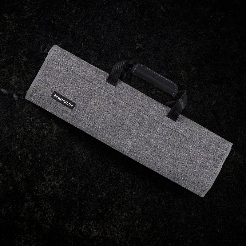 Messermeister 8 POCKET Heather Gray Preservation Knife Roll-Messermeister-Carbon Knife Co