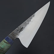 Metalworks by Meola Green Curly Maple Chef 210mm-Knife-Carbon Knife Co-Carbon Knife Co