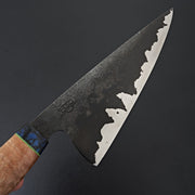 Metalworks by Meola Sanmai Curly Maple Chef 202mm-Knife-Carbon Knife Co-Carbon Knife Co
